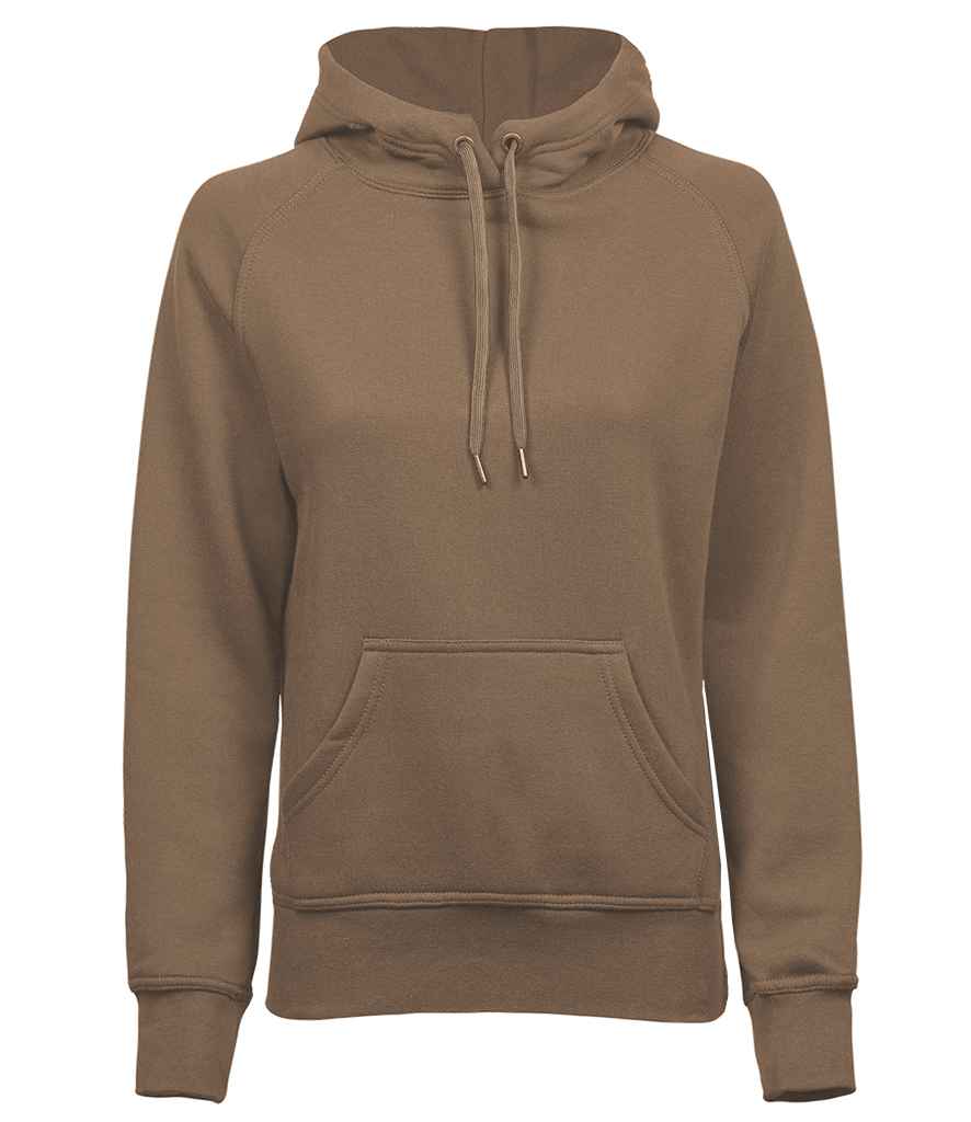 Tee Jays Ladies Raglan Hooded Sweatshirt | Wood