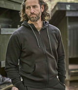 Tee Jays Fashion Zip Hooded Sweatshirt | Black thumbnail 1