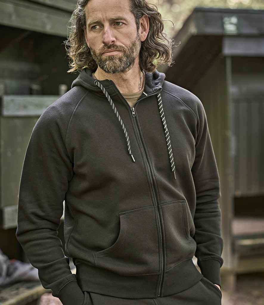 Tee Jays Fashion Zip Hooded Sweatshirt | Black