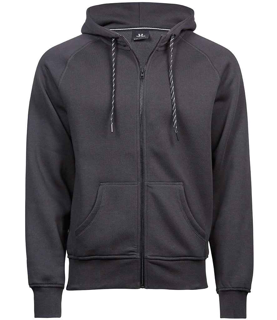 Tee Jays Fashion Zip Hooded Sweatshirt | Dark Grey