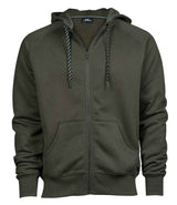 Tee Jays Fashion Zip Hooded Sweatshirt | Deep Green thumbnail 1