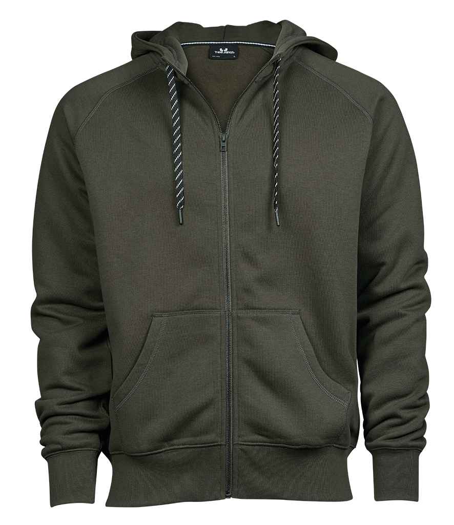 Tee Jays Fashion Zip Hooded Sweatshirt | Deep Green