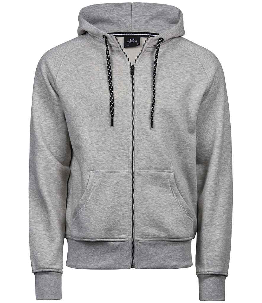 Tee Jays Fashion Zip Hooded Sweatshirt | Heather Grey