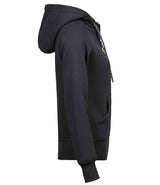 Tee Jays Ladies Fashion Zip Hooded Sweatshirt | Dark Grey thumbnail 4