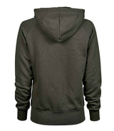 Tee Jays Ladies Fashion Zip Hooded Sweatshirt | Deep Green thumbnail 4