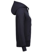 Tee Jays Ladies Fashion Zip Hooded Sweatshirt | Navy thumbnail 4