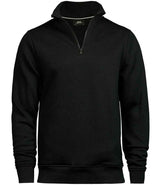 Tee Jays Half Zip Sweatshirt | Black thumbnail 2