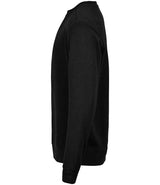 Tee Jays Ribbed Interlock Crew Neck Sweatshirt | Black thumbnail 4