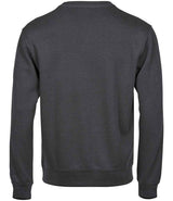 Tee Jays Ribbed Interlock Crew Neck Sweatshirt | Dark Grey thumbnail 2