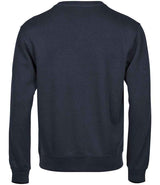 Tee Jays Ribbed Interlock Crew Neck Sweatshirt | Navy thumbnail 2