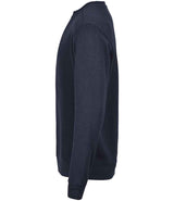 Tee Jays Ribbed Interlock Crew Neck Sweatshirt | Navy thumbnail 3
