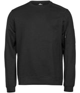 Tee Jays Athletic Crew Neck Sweatshirt | Black thumbnail 3
