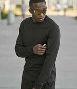Tee Jays Athletic Crew Neck Sweatshirt | Black thumbnail 1