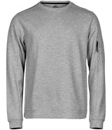 Tee Jays Athletic Crew Neck Sweatshirt | Heather Grey thumbnail 1