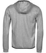Tee Jays Athletic Hooded Full Zip Sweat Jacket | Heather Grey thumbnail 2