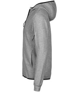 Tee Jays Athletic Hooded Full Zip Sweat Jacket | Heather Grey thumbnail 3