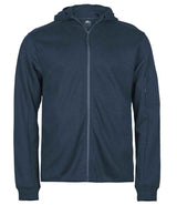 Tee Jays Athletic Hooded Full Zip Sweat Jacket | Ink Blue thumbnail 1
