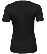 Tee Jays Ladies Interlock T-Shirt | Black thumbnail 2