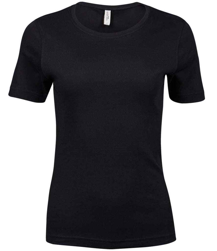 Tee Jays Ladies Interlock T-Shirt | Black