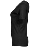 Tee Jays Ladies Interlock T-Shirt | Black thumbnail 3