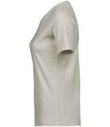 Tee Jays Ladies Interlock T-Shirt | Cement thumbnail 3