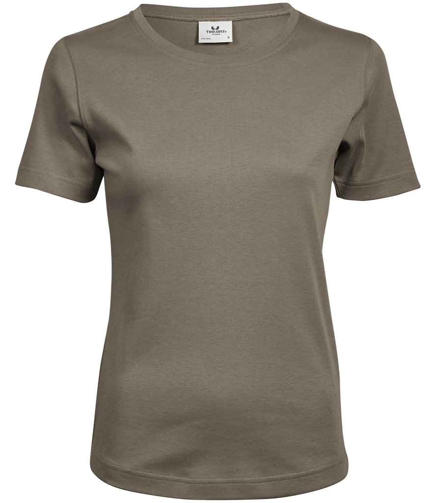 Tee Jays Ladies Interlock T-Shirt | Clay