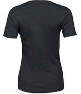 Tee Jays Ladies Interlock T-Shirt | Dark Grey thumbnail 2