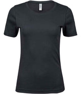 Tee Jays Ladies Interlock T-Shirt | Dark Grey thumbnail 1