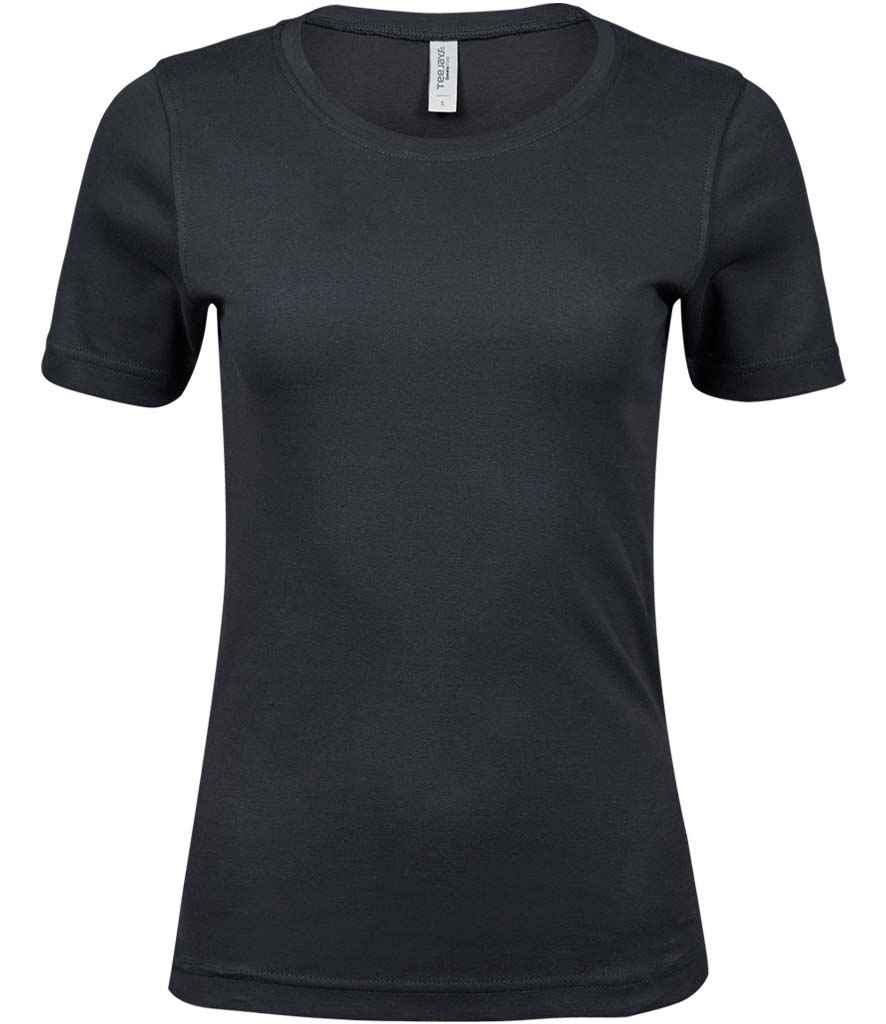 Tee Jays Ladies Interlock T-Shirt | Dark Grey