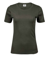 Tee Jays Ladies Interlock T-Shirt | Deep Green thumbnail 1