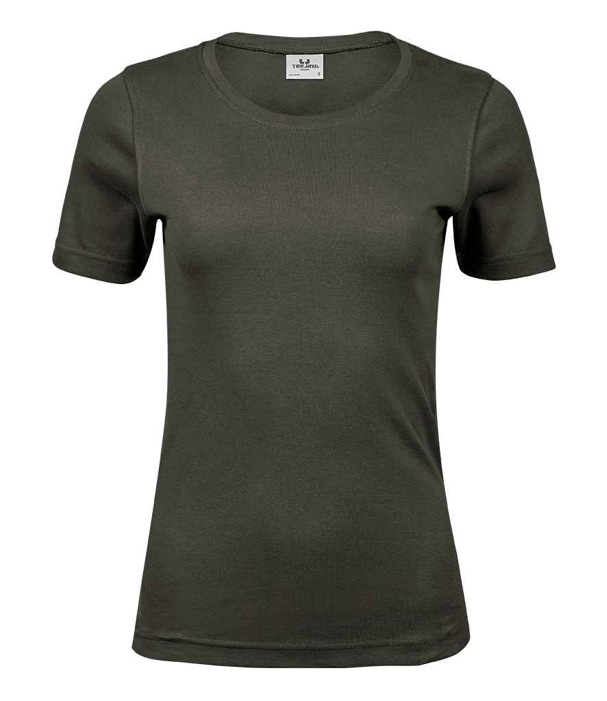 Tee Jays Ladies Interlock T-Shirt | Deep Green