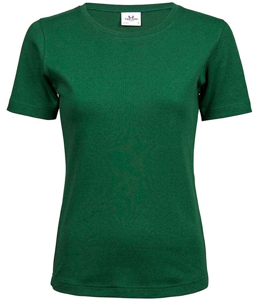 Tee Jays Ladies Interlock T-Shirt | Forest Green