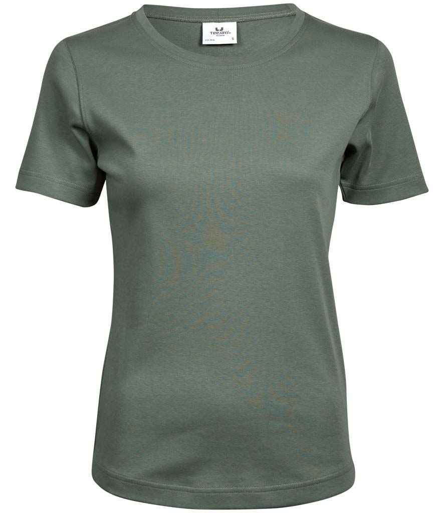 Tee Jays Ladies Interlock T-Shirt | Leaf Green