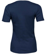 Tee Jays Ladies Interlock T-Shirt | Navy thumbnail 2
