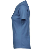 Tee Jays Ladies Interlock T-Shirt | Ocean Blue thumbnail 3