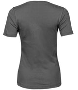 Tee Jays Ladies Interlock T-Shirt | Powder Grey thumbnail 2