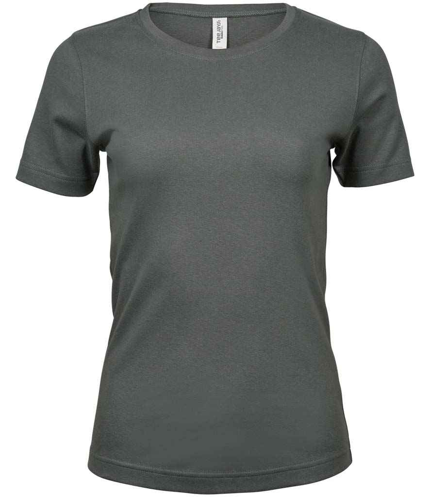Tee Jays Ladies Interlock T-Shirt | Powder Grey