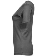 Tee Jays Ladies Interlock T-Shirt | Powder Grey thumbnail 3