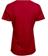 Tee Jays Ladies Interlock T-Shirt | Red thumbnail 2