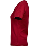 Tee Jays Ladies Interlock T-Shirt | Red thumbnail 3