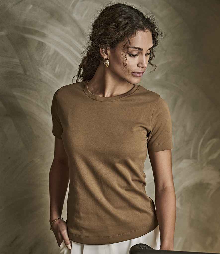 Tee Jays Ladies Interlock T-Shirt | Wood