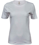 Tee Jays Ladies Interlock T-Shirt | White thumbnail 3