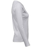 Tee Jays Ladies Long Sleeve Interlock T-Shirt | White thumbnail 5