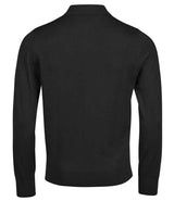 Tee Jays Knitted Polo Shirt | Black thumbnail 3