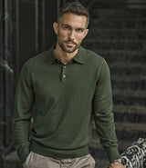 Tee Jays Knitted Polo Shirt | Pine thumbnail 1