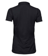 Tee Jays Ladies Luxury Sport Polo Shirt | Black thumbnail 4