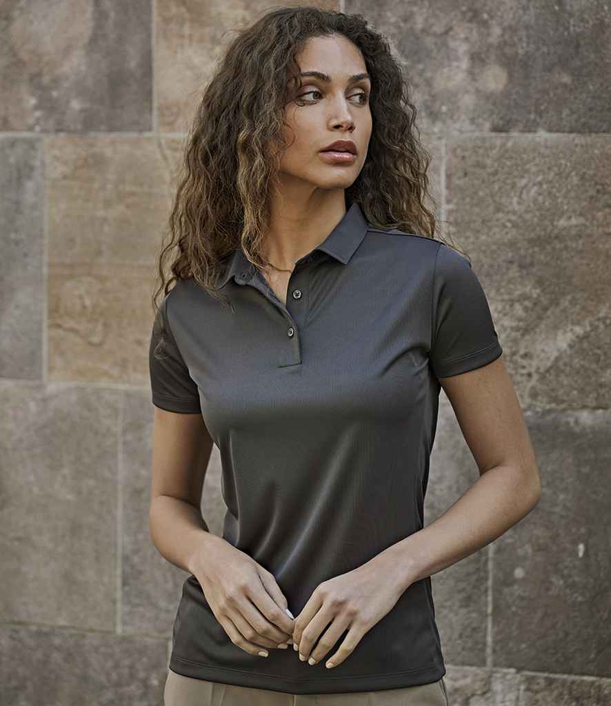 Tee Jays Ladies Luxury Sport Polo Shirt | Black