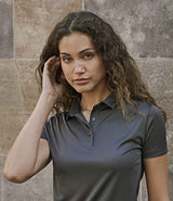Tee Jays Ladies Luxury Sport Polo Shirt | Black thumbnail 3