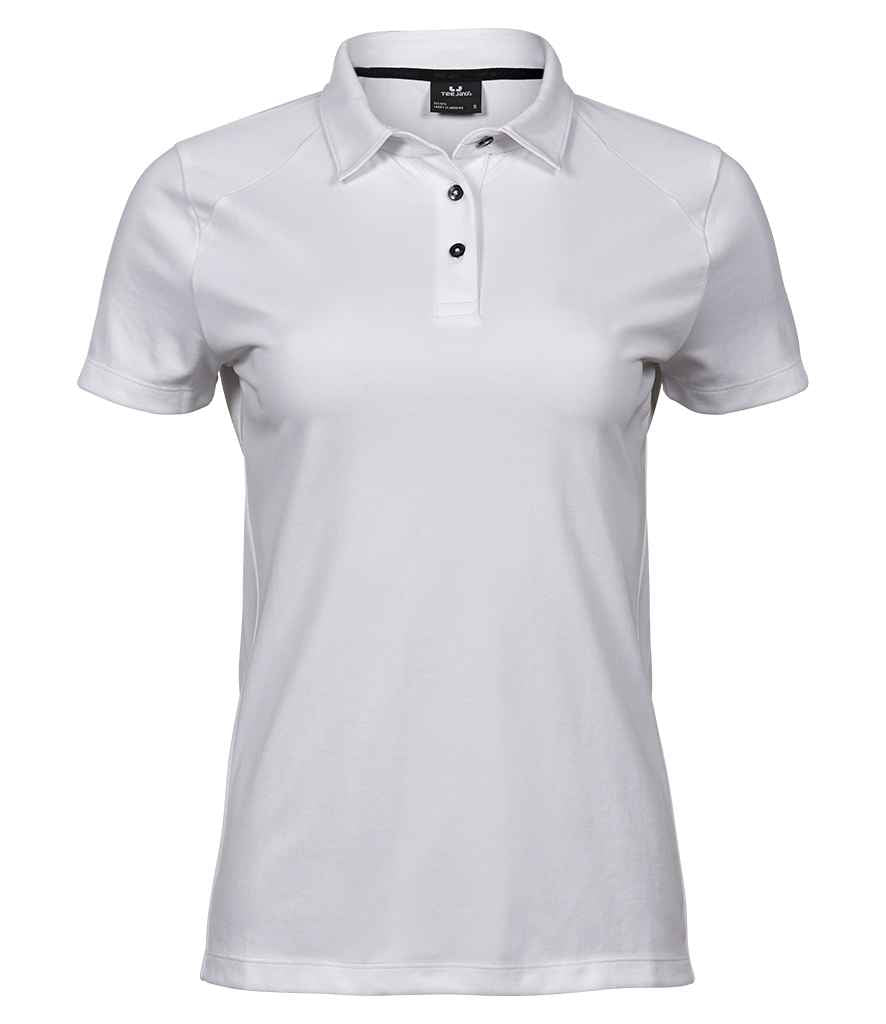 Tee Jays Ladies Luxury Sport Polo Shirt | White