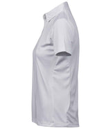 Tee Jays Ladies Luxury Sport Polo Shirt | White thumbnail 3
